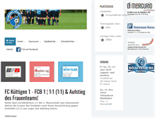 Tablet Screenshot of fcbeinwilamsee.ch